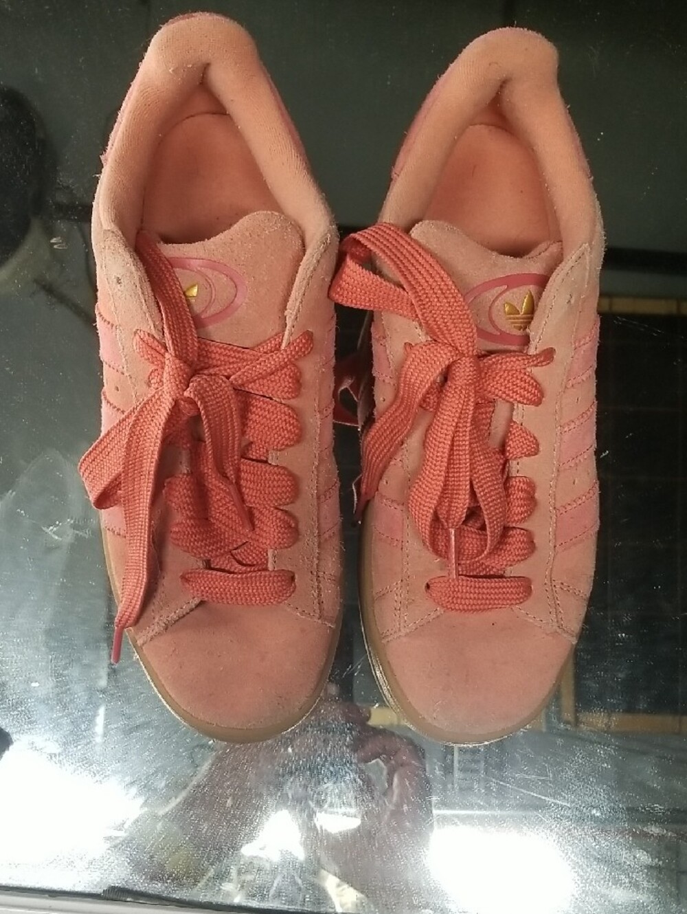 Adidas Women's Campus 00s Suede Sneakers Wonder Clay.  Rare. - Picture 4 of 7